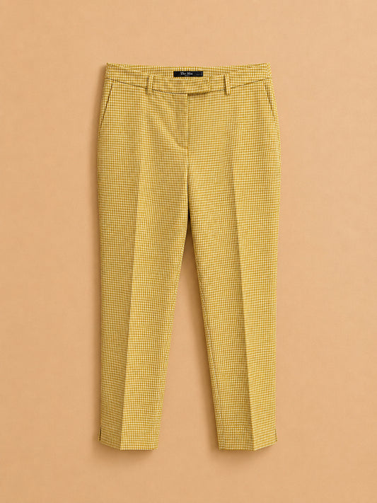 Yellow Chequered Trousers