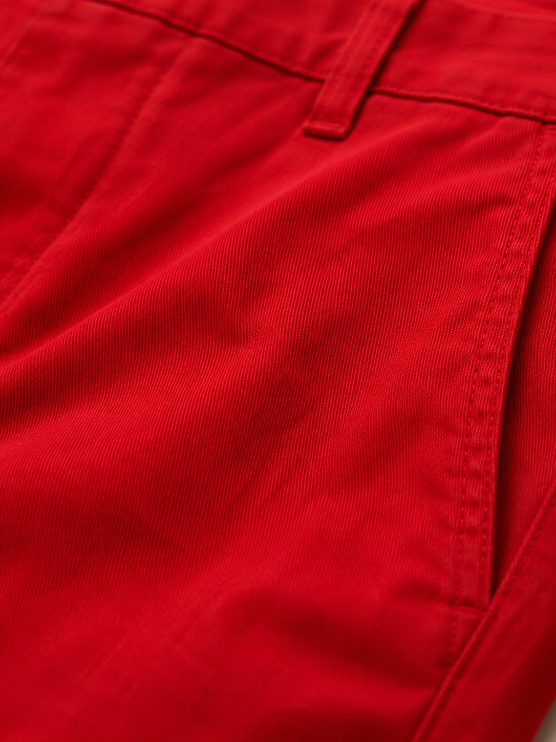 Red Cotton Trousers