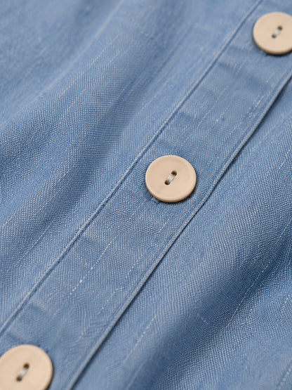 Blue Midi Summer Dress