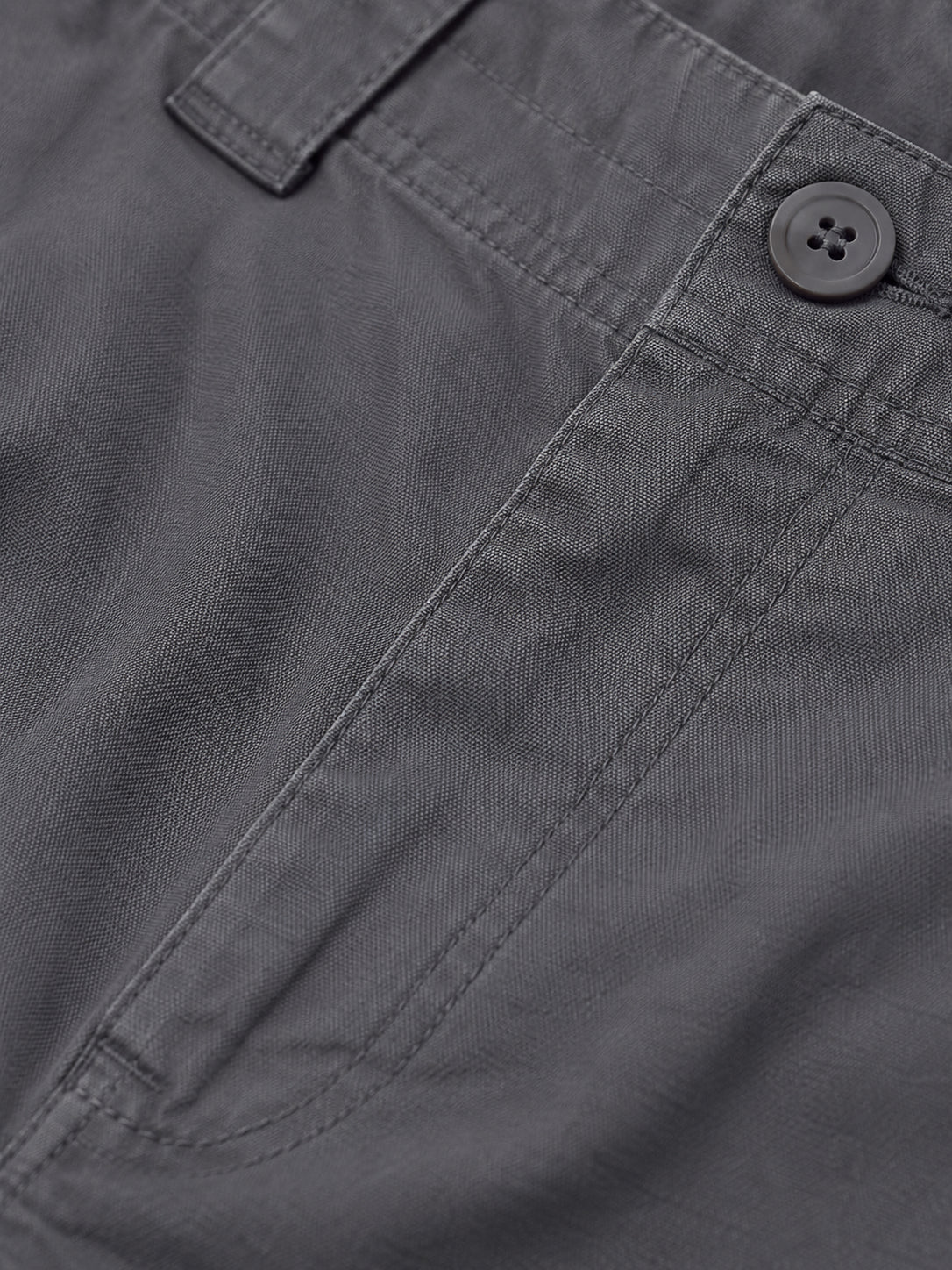 Grey Knee-Length Shorts
