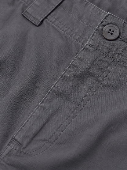 Grey Knee-Length Shorts