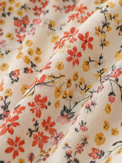 Floral Linen Blend Dress
