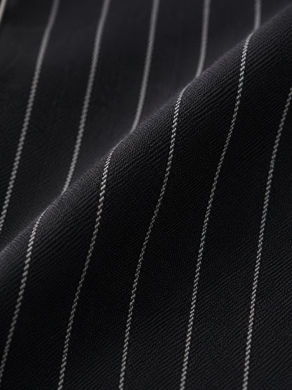 Black Striped Blazer
