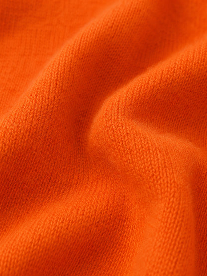 Orange Wool Blend Jumper