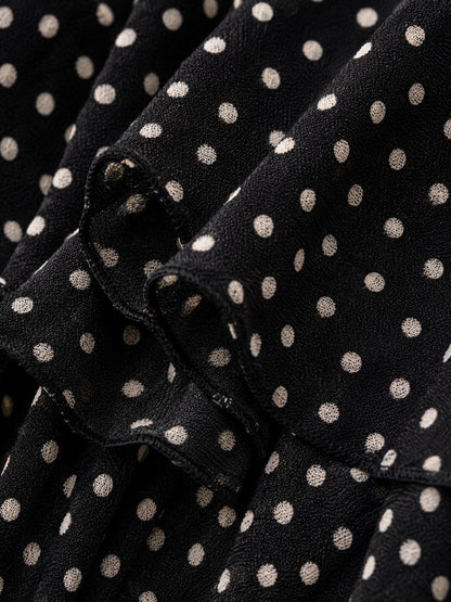 Black Polka Dot Dress