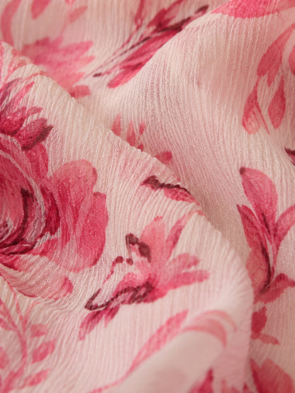 Pink Floral Occasion Dress