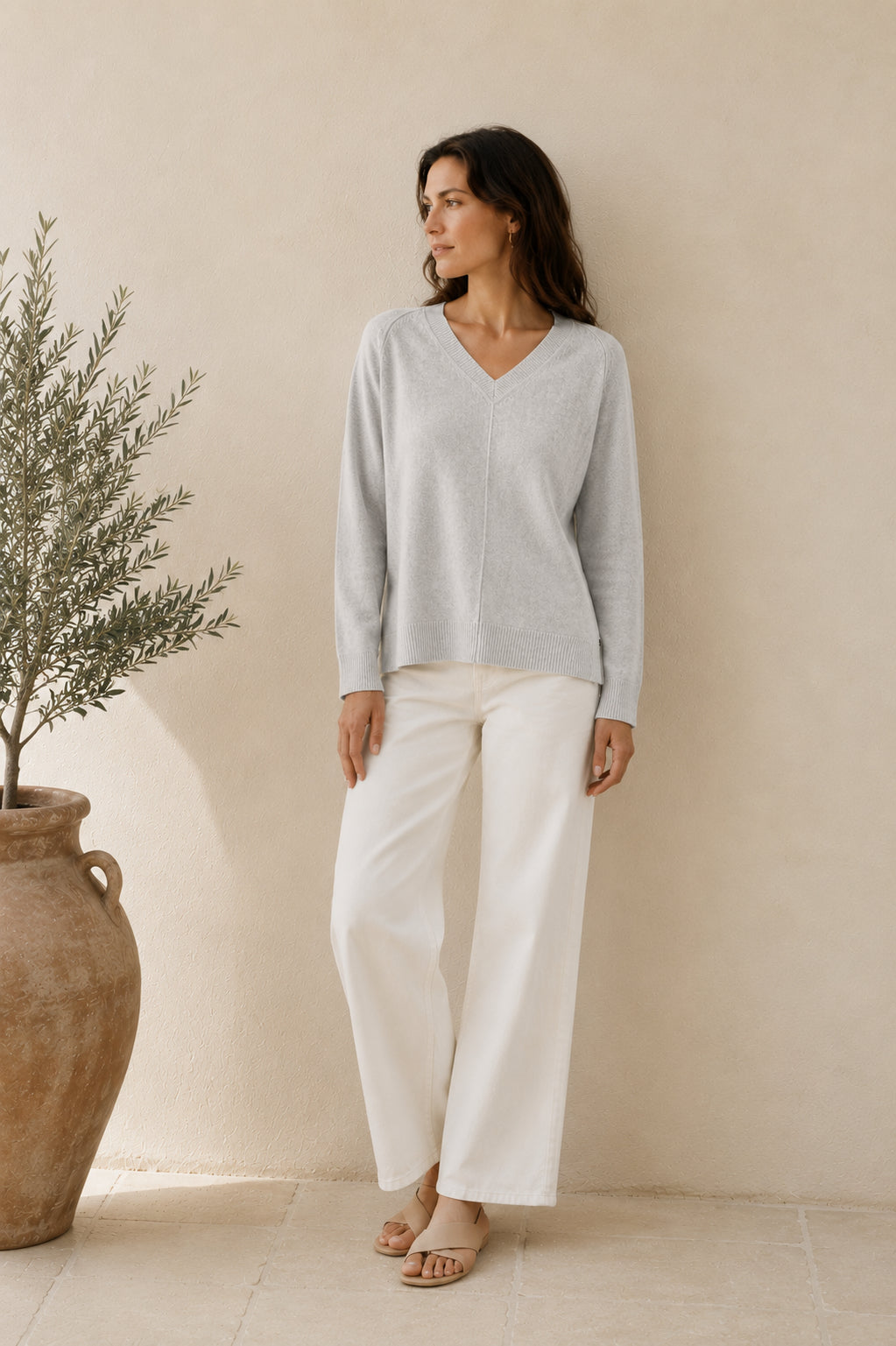 Grey Zipped Jumper