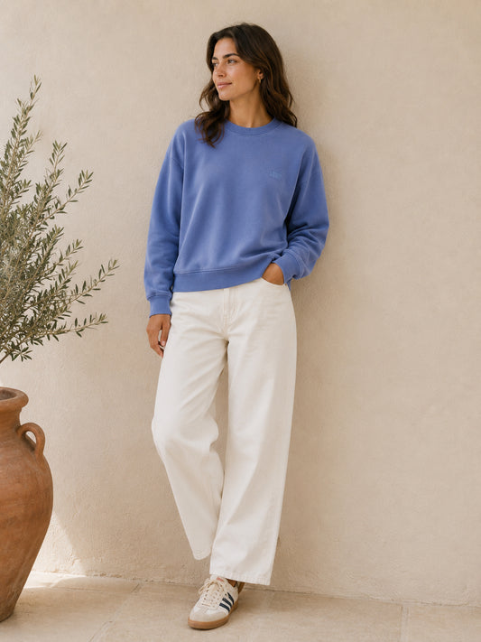 Blue Cotton Jumper