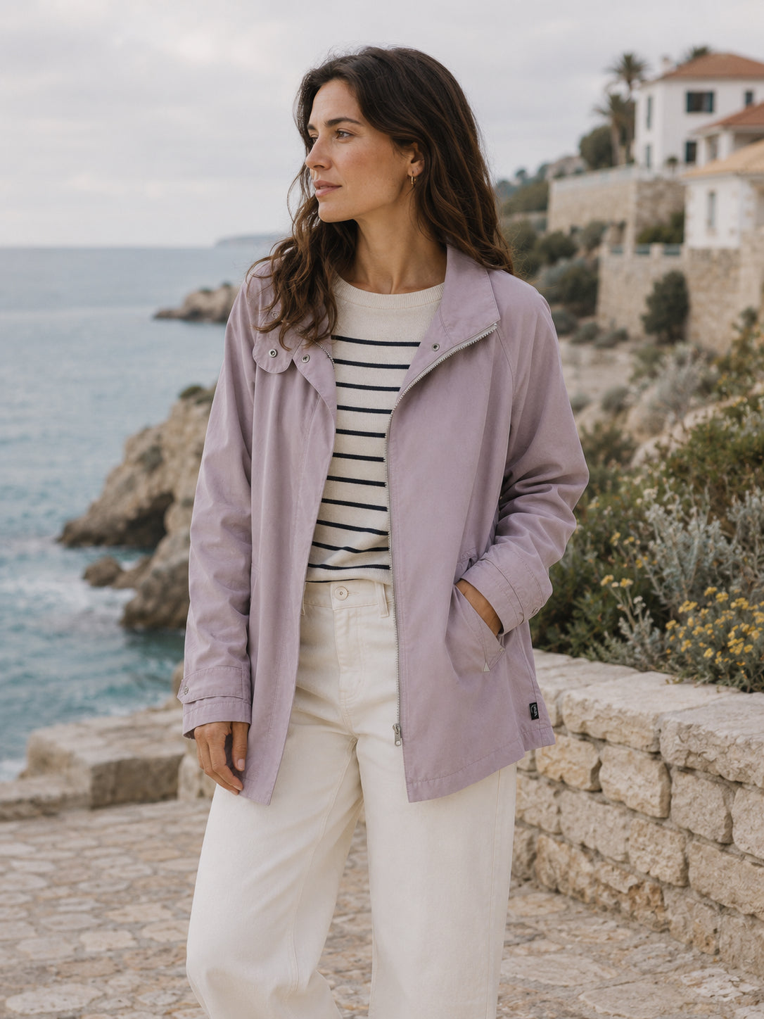 Lilac Waterproof Jacket