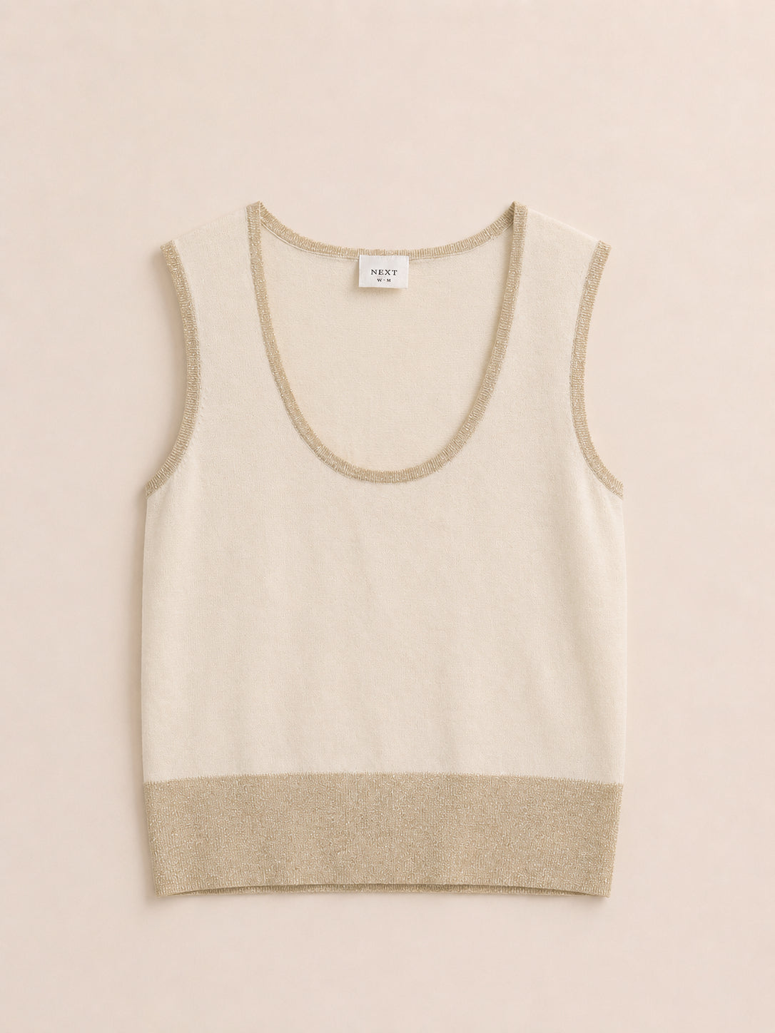 Cream Vest Top