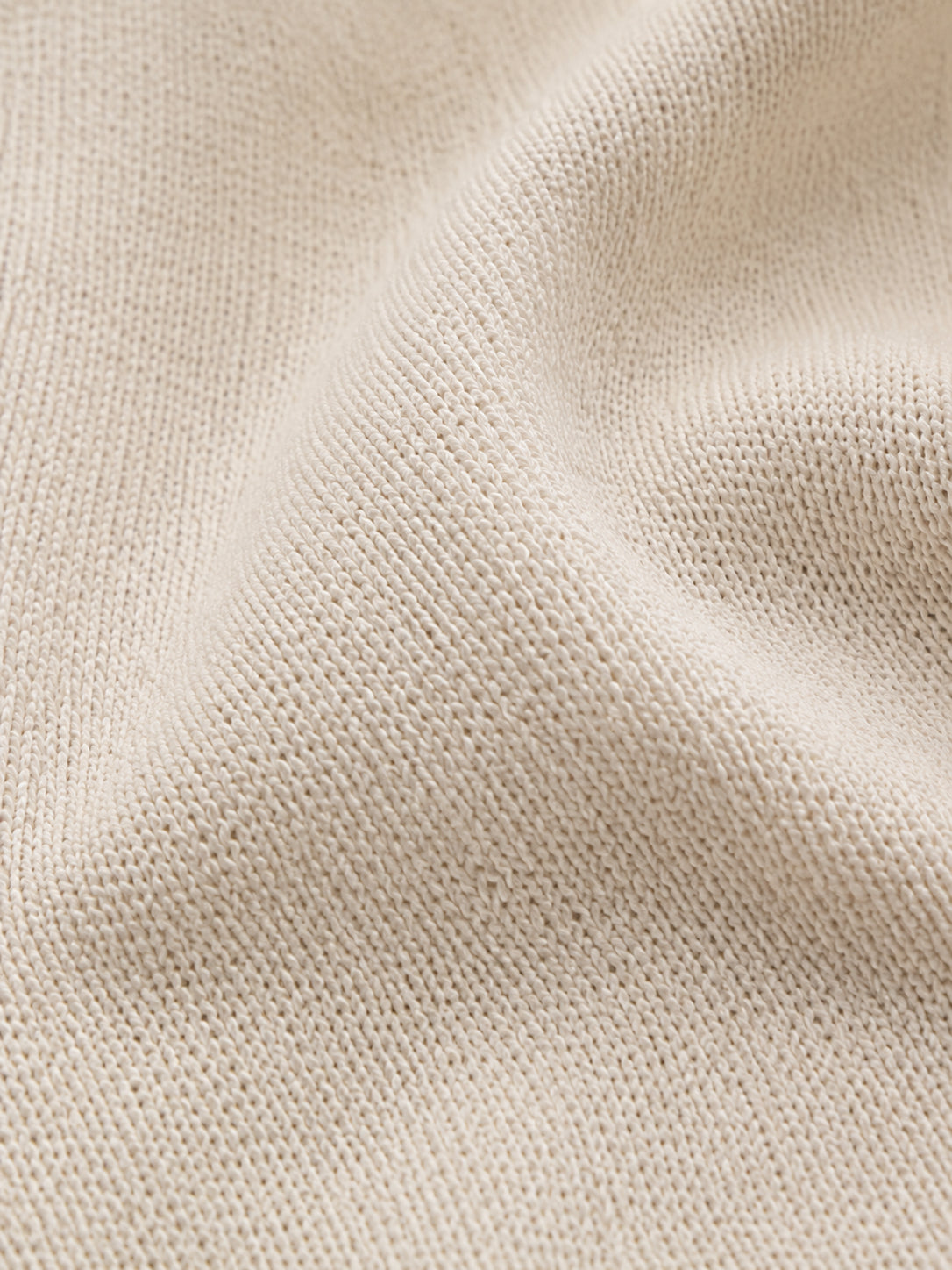 Cream V-Neck Top