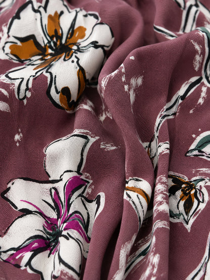 Purple Floral Dress