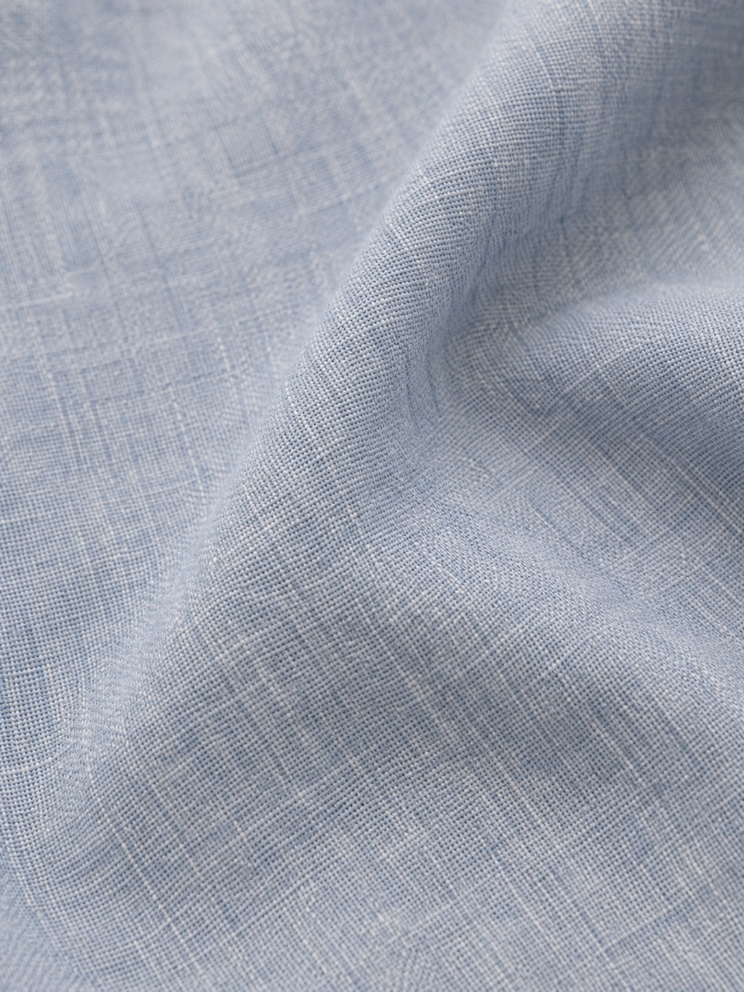 Blue Pure Linen Top