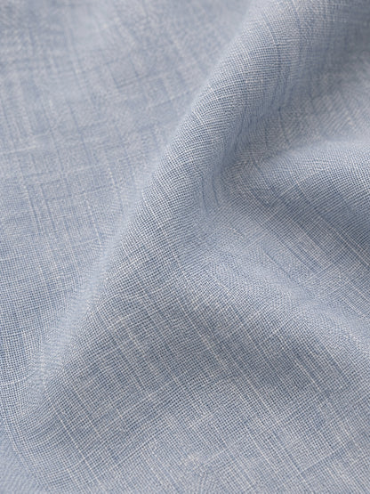 Blue Pure Linen Top