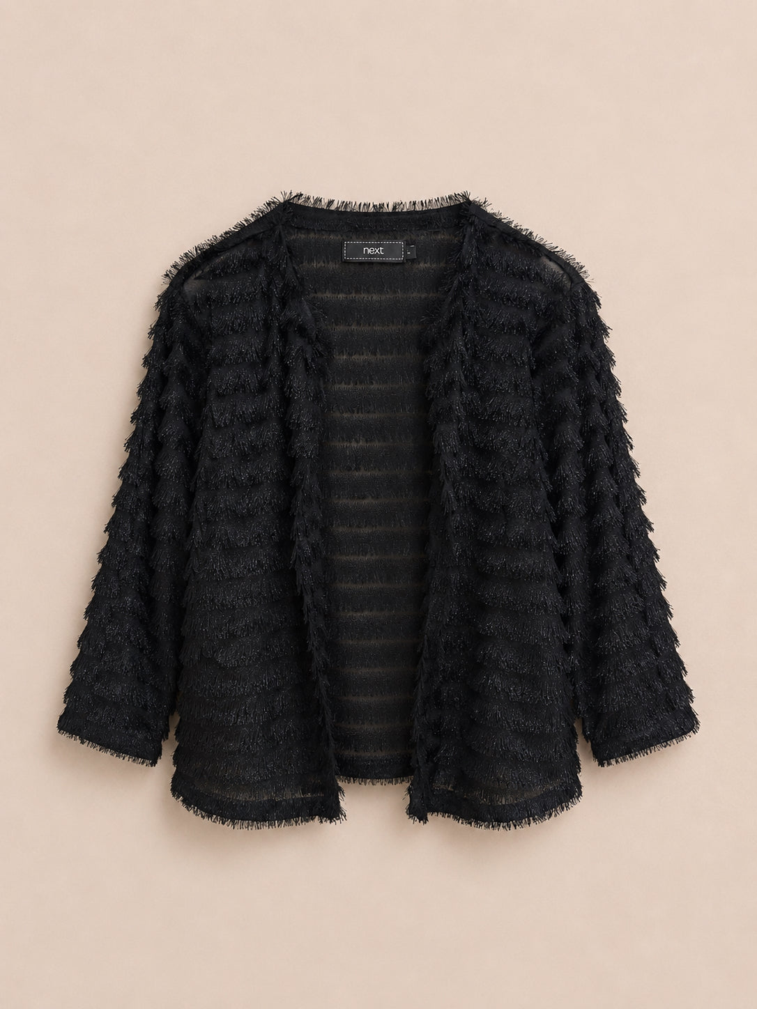Black Frill Shawl