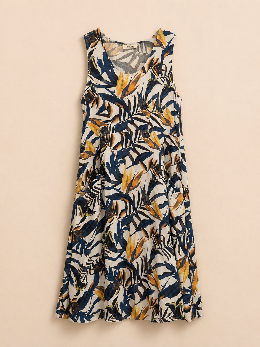 Botanical 100% Linen Dress