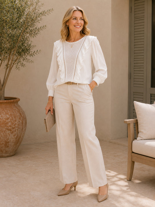 White Cotton Blouse