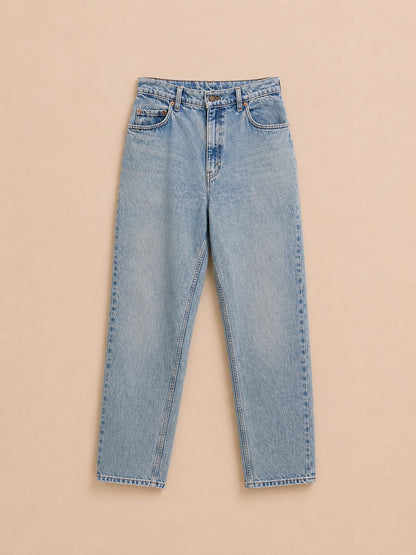 Blue Denim Relaxed Fit Jeans