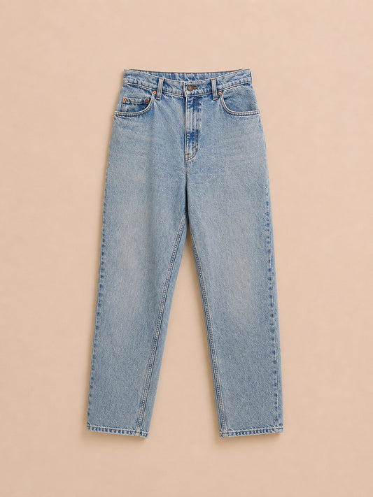 Blue Denim Relaxed Fit Jeans