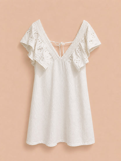 White Cotton Dress