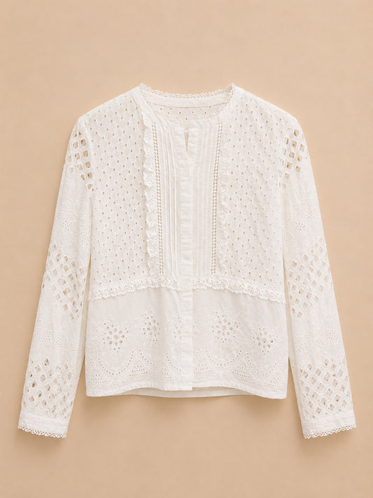 White Cotton Blouse