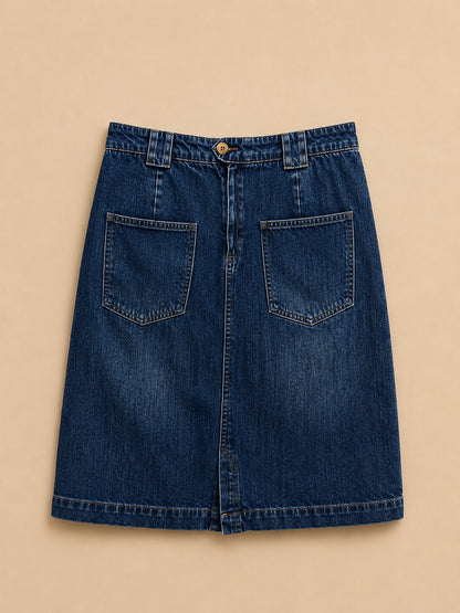 Blue Denim Skirt