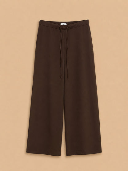 Brown Drawstring Trousers