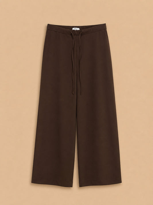 Brown Drawstring Trousers