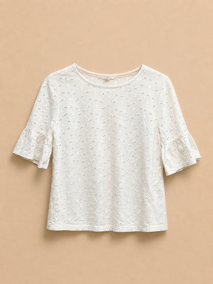 White 100% Cotton Top