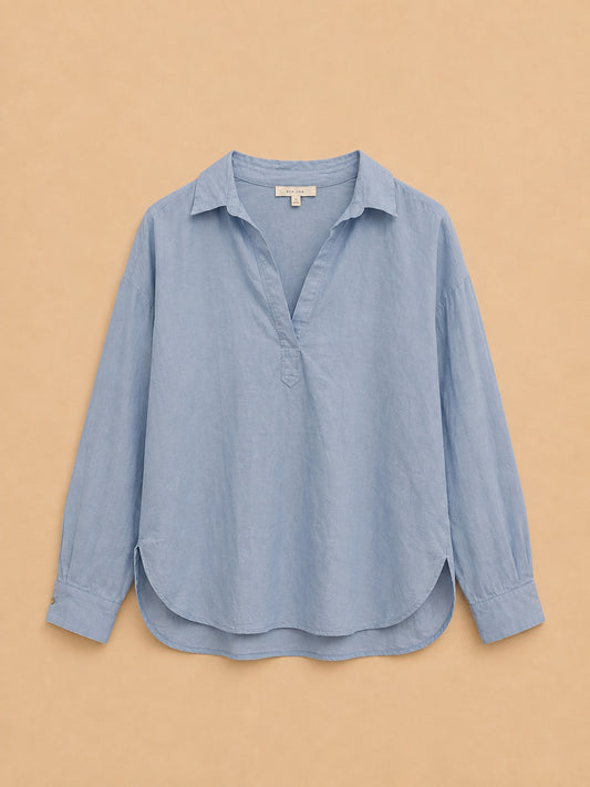 Blue 100% Cotton Shirt