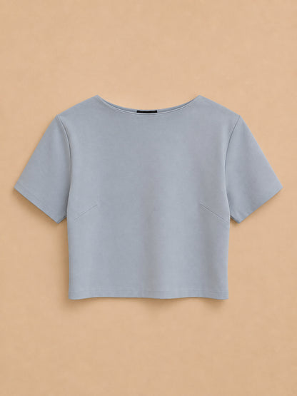 Blue Plain Top
