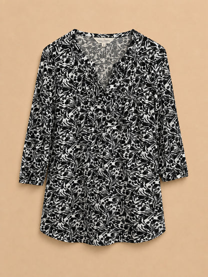 Black & White 100% Organic Cotton Top