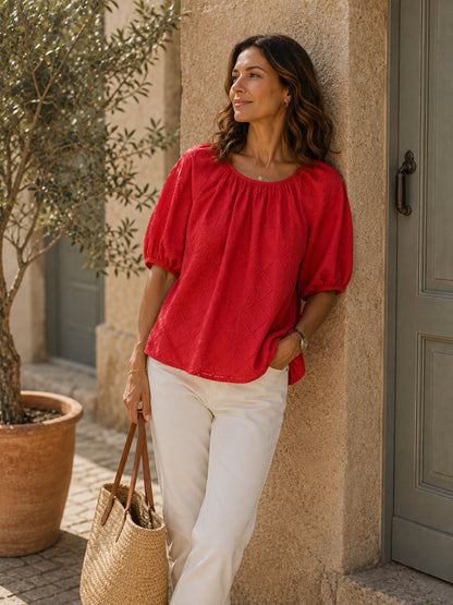 Pink 100% Cotton Top