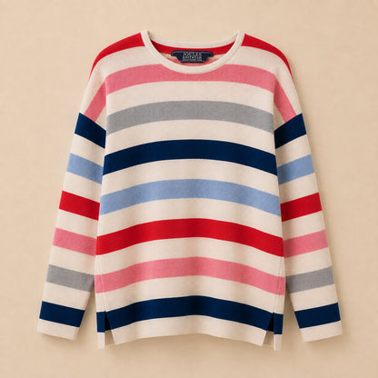 White Striped Jumper