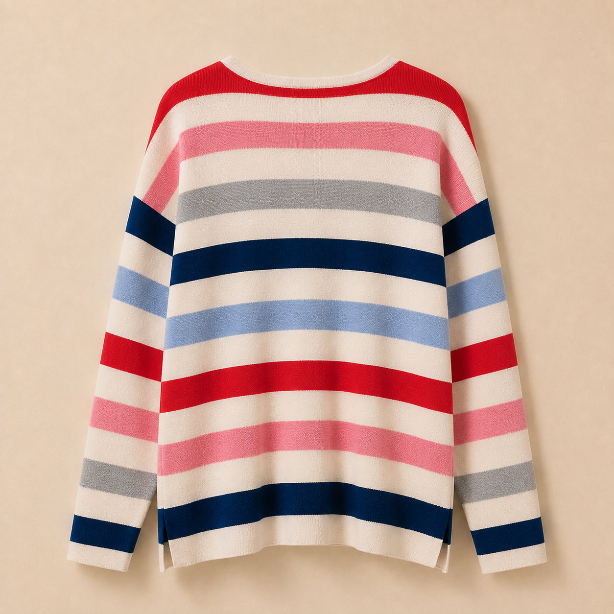 White Striped Jumper