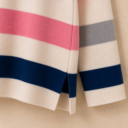 White Striped Jumper