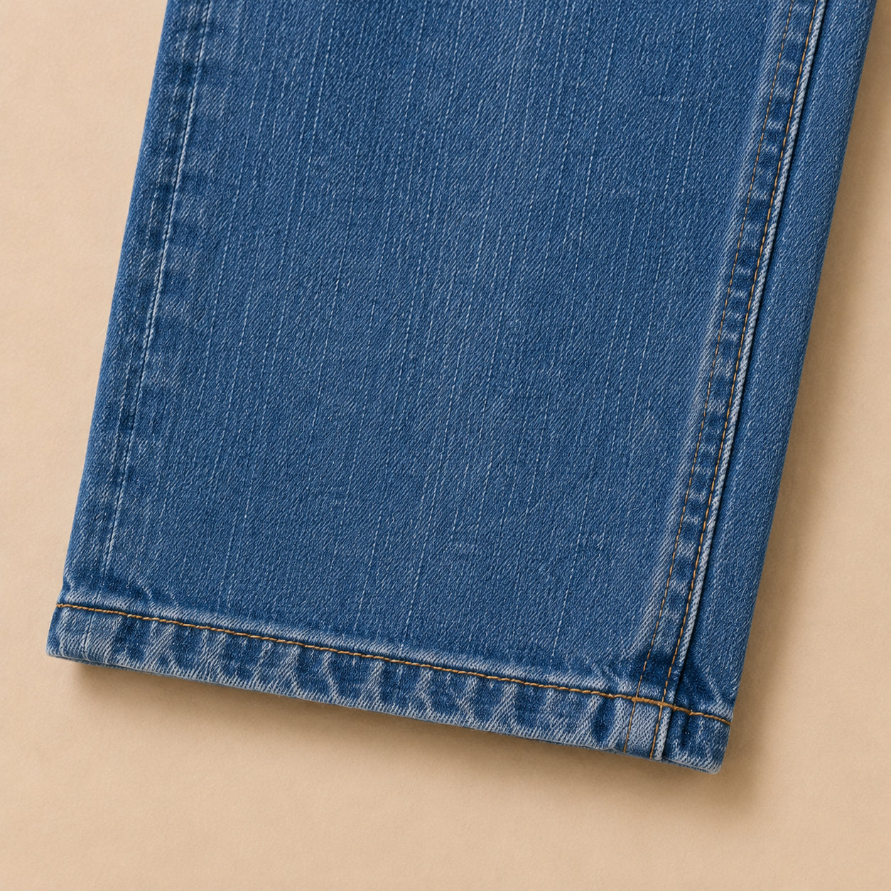 Blue 100% Cotton Denim Jeans