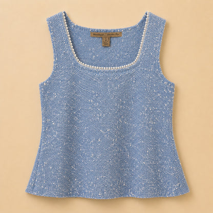 Blue Pearl Edged Top
