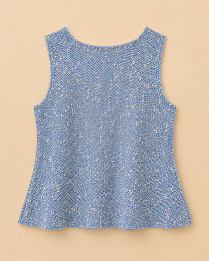 Blue Pearl Edged Top