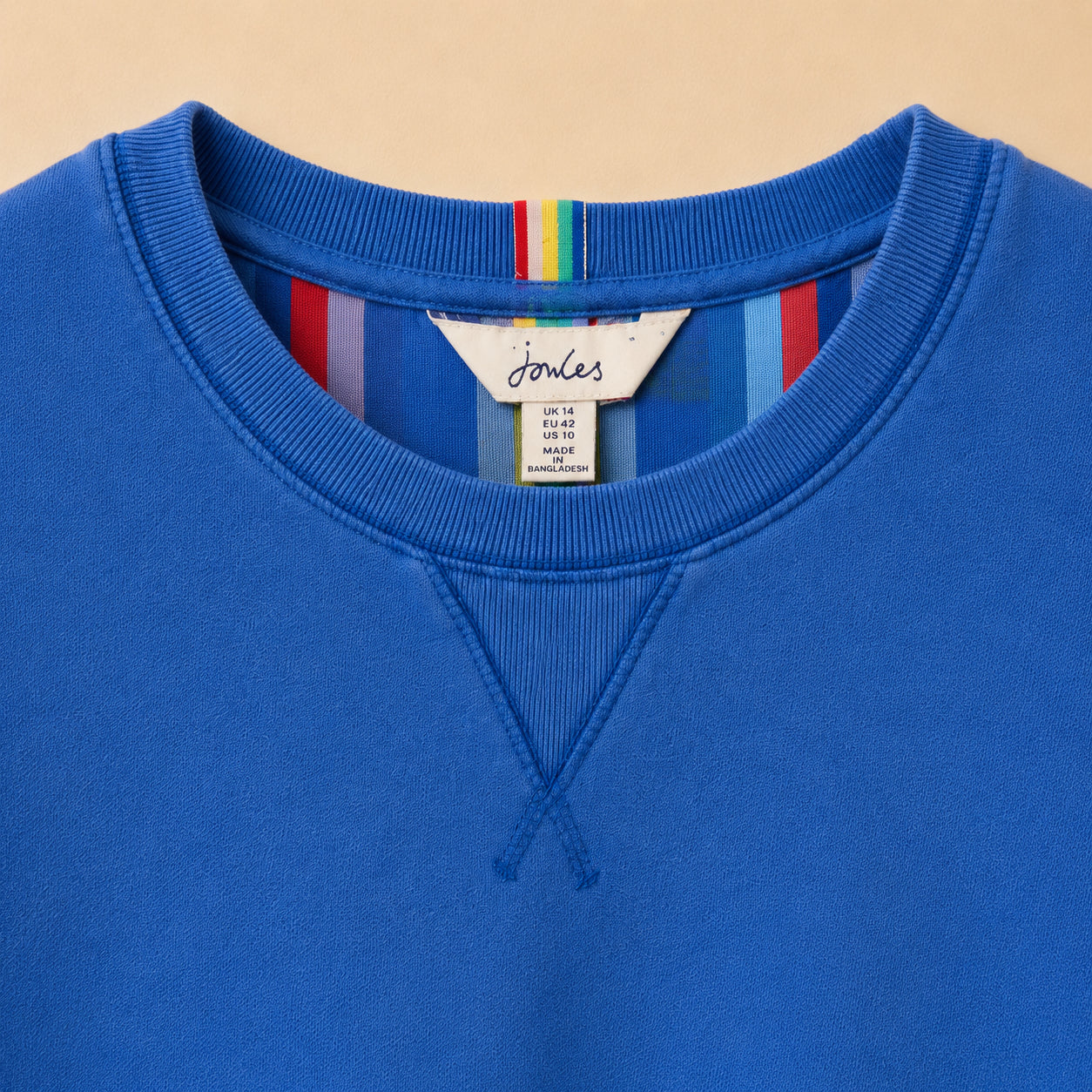Blue 100% Cotton Jumper