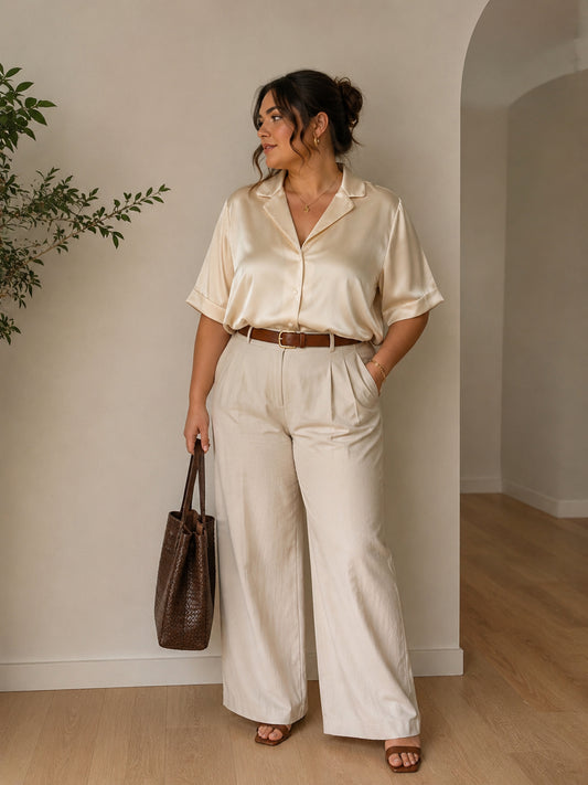 Cream Blouse