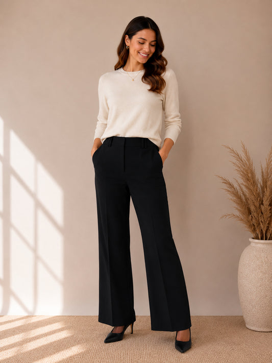 Black Tailored Trousers