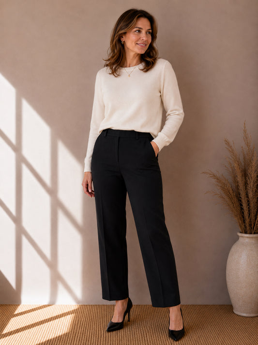 Black Tailored Trousers