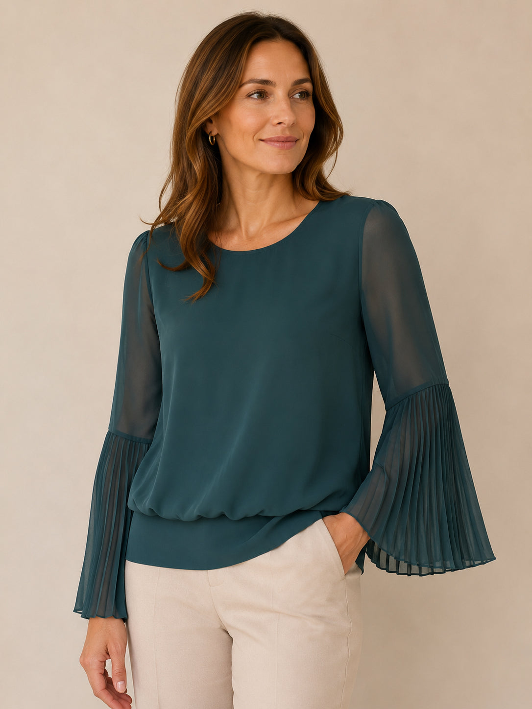 Turquoise Blouse