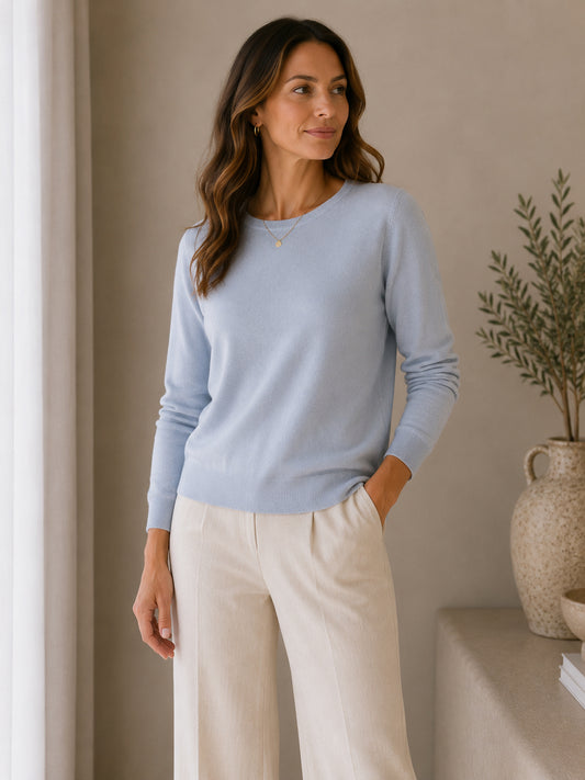 Pale Blue Jumper
