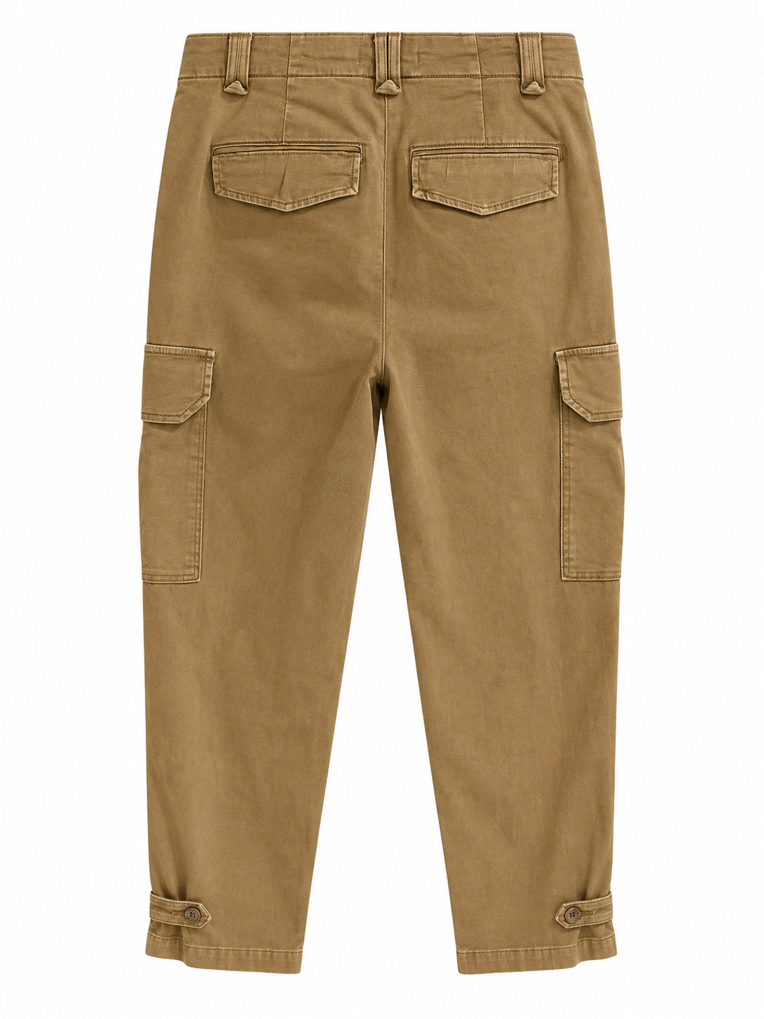 Camel Utility Cargo Trousers