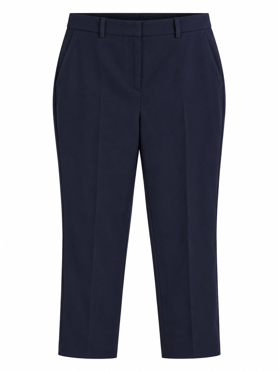 Navy Slim Leg Tailored Trousers