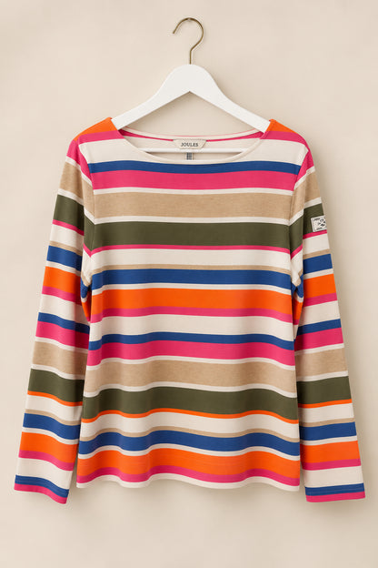 Multicoloured Stripe Long Sleeve Jumper
