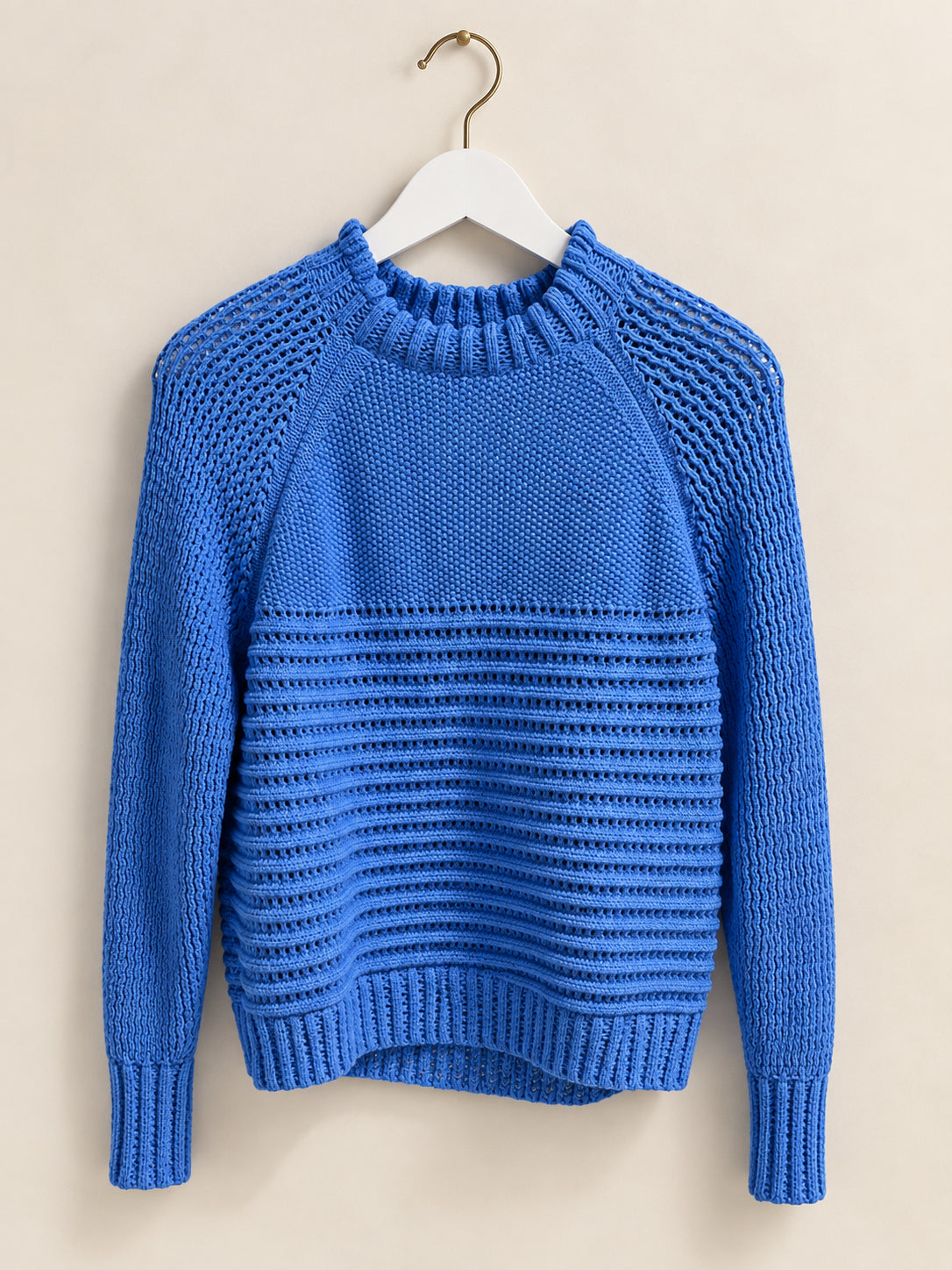 Blue 100% Cotton Jumper