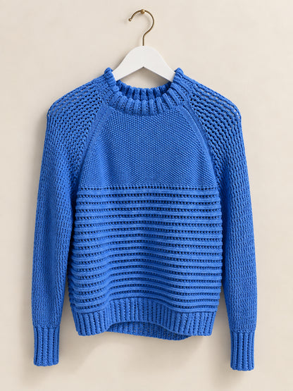 Blue 100% Cotton Jumper